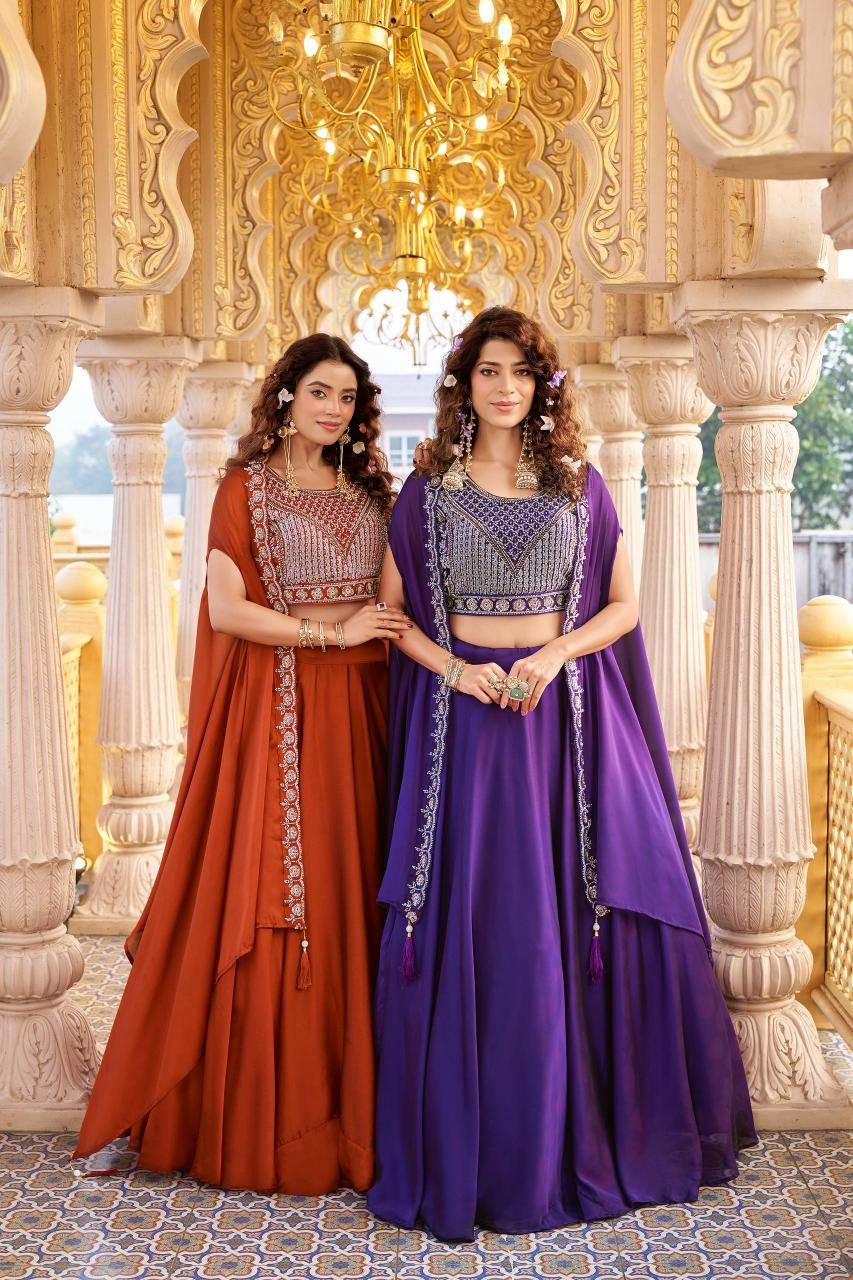 Jf 3297 Embroidered lehenga choli wholesale